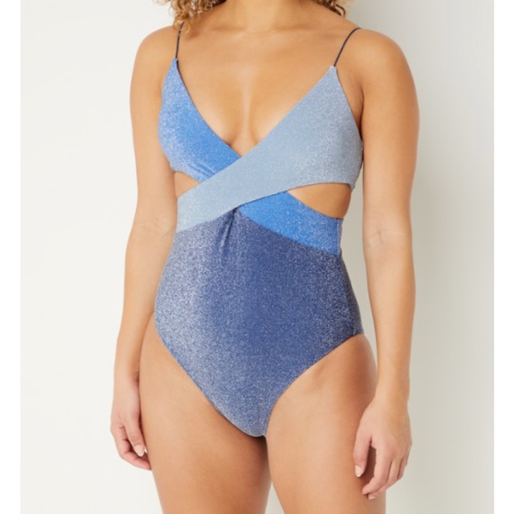 FP Movement It’s Now Cool Shimmering Nebula One Piece Swimsuit